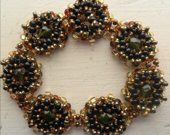 Sunburst Beadwoven Bracelet