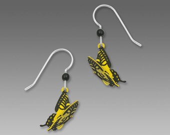 Tiger Swallowtail Butterfly Drop Earrings