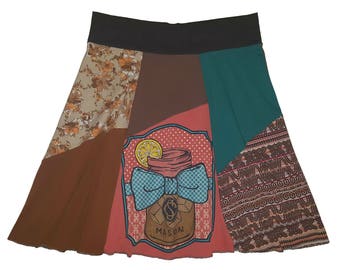Plus Size Skirt 2X 3X Upcycled Skirt Boho Clothing Hippie Skirt Women's size 22 24 26 Best Selling Trendy Twinkle Skirts from twinklewear