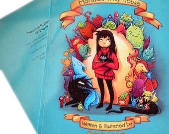 Children's book: Monsters in my House; first print run