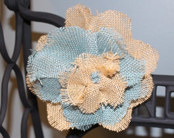 Handmade Burlap Flowers