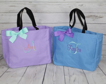 Monogrammed Tote Bag Monogrammed Tote Bridesmaid Tote