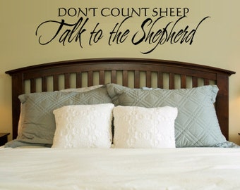 Vinyl Wall Decor Talk to the Shepherd 0009