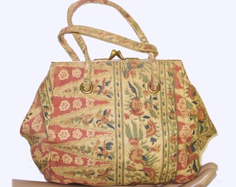 Vintage 1930s Purse . 30s handbag . art deco