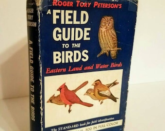Bird Field Book Field Guide to the Birds by Roger Tory Peterson 24th Impression 1956