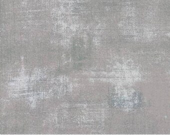 Grunge Basics in Silver -- 1/2 YD