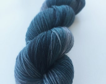 Hand dyed merino sock yarn - Thunder