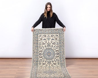 HENSLEY Persian Nain Runner (Handmade)
