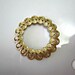 Raw Brass Filigree Ring Brass Jewelry Making Ring Brass Vintage Look Brass Oxidized Jewelry Findings Ring 28mm (1 pc) 3V7