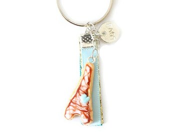 Keychain ~ Biscuit Tower EFFEIL Paris blue
