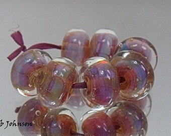 Angel Breath, Lampwork Beads, SRA, UK
