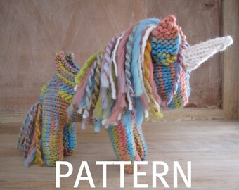 Pegasus Unicorn Knitting Pattern, PDF, Instant Digital Download