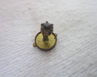Antique Victorian Faux Diamond Stud Tie Tack Collar Stud