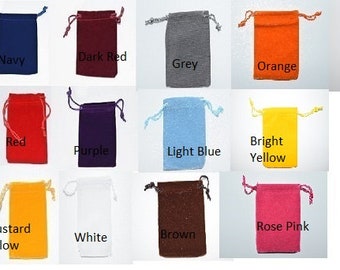 Velvet Pouch - Crystal Carrying Bag, Mojo Bag, Spell Pouch