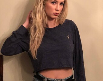 Vintage Ralph Lauren cropped long sleeve