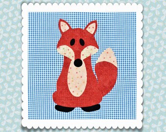 Little Fox Applique PDF Pattern