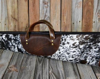 Hair On Hide Leather Shotgun Case HS-619