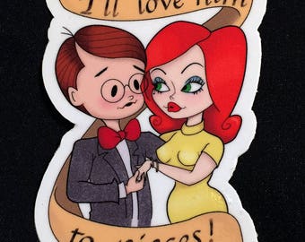 Madly In Love Vinyl Sticker