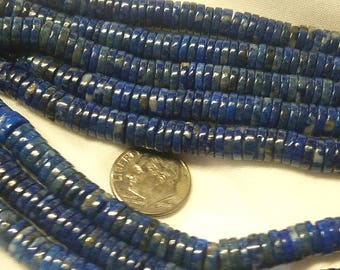 Lapis, Deep blue and gorgeous Rondelle