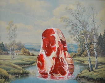 Meadow Meat (Signed Print) 11" x 17"