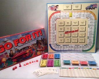 1986 Go For It Board Game By Parker Brothers Complete in Great Condition FREE SHIPPING