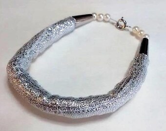 Shiny Silver-colored Bracelet