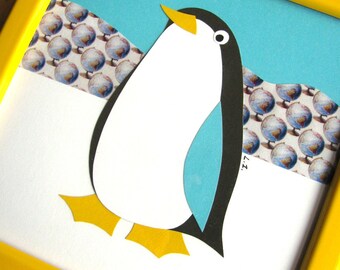 Little Penguin Papercut Picture