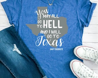 you may all go to hell t shirt