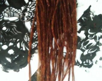 Twisted Dreadlocks: Neon Red