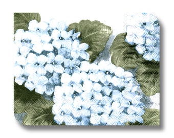 Flower paper napkin for decoupage x 1 Hydrangea Blue. No 1283