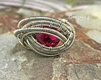 Lab Created Ruby Ring Size 8.5