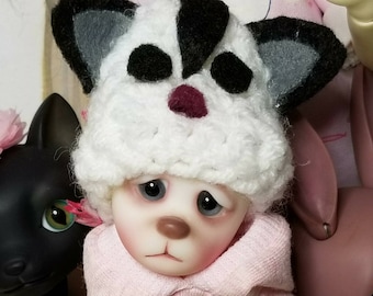 Crochet doll hat stocking cap sugar glider themed made to order fits all dolls
