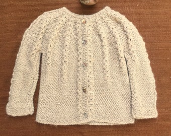 Alpaca sweater, Knitted sweater, Baby sweater, new born sweater. Custom order