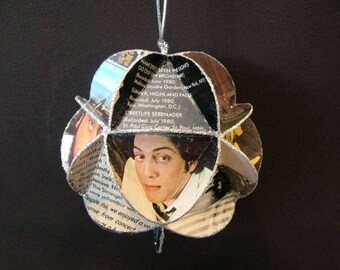 Billy Joel Album Cover Ornament Made Of Repurposed Record Jackets