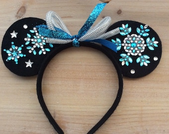 Winter /Christmas themed Disney/Mickey/Minnie ears