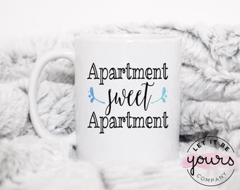Apartment Sweet Apartment - Apartment Warming Gift - Housewarming Gift - Apartment Sweet Apartment Mug - Gifts For Apartment - Apartment Mug