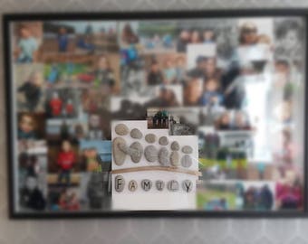 Custom pebble art picture