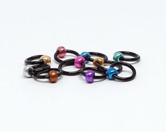 Supernova (US8) - Eterne Stitch Markers (snagfree)