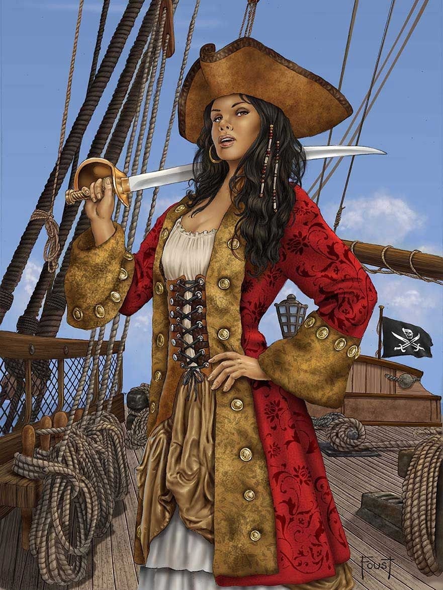 Девушка пиратка