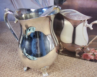 Vintage Silver Plated Pitcher