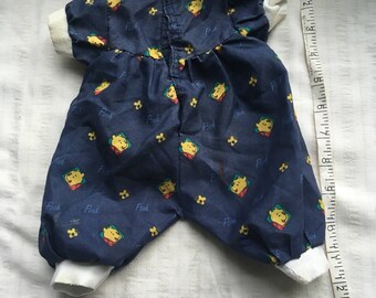 Vinatge Winnie the Pooh dolls sleeper, blue
