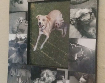 Modge Podge Collage Picture Frame