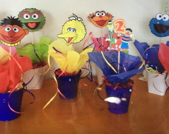 Sesame Street Character Centerpieces