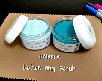 Unicorn Lotion and Sugar Scrub Set