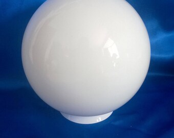 Medium White Glass Light Shade