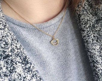 Petite Saturn Necklace