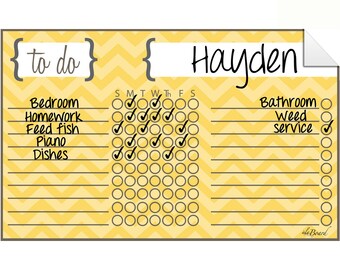 Cleaning Chart, Keep Track of Cleaning, Chore Chart