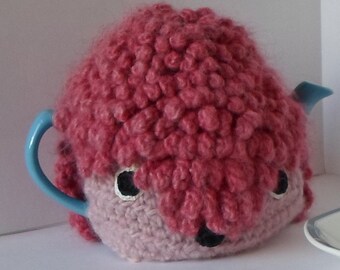 Rose the Hedgehog crochet tea pot cosy / tea cozy