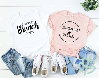 Resting brunch face, brunch so hard, brunch shirt, bachelorette shirt, wedding shirt, bridal part shirt, girls weekend shirt, gift for her