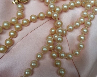 Faux Pearls, Vintage, 32 inch, Opera Length, 1960's